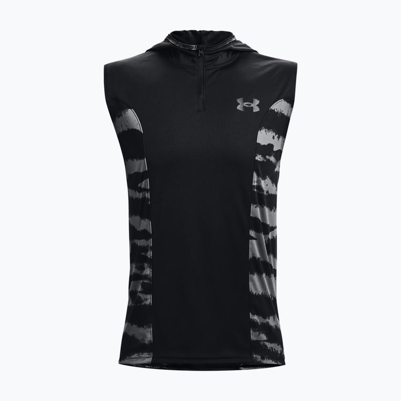 Koszulka koszykarska męska Under Armour Baseline Tank Hoodie black