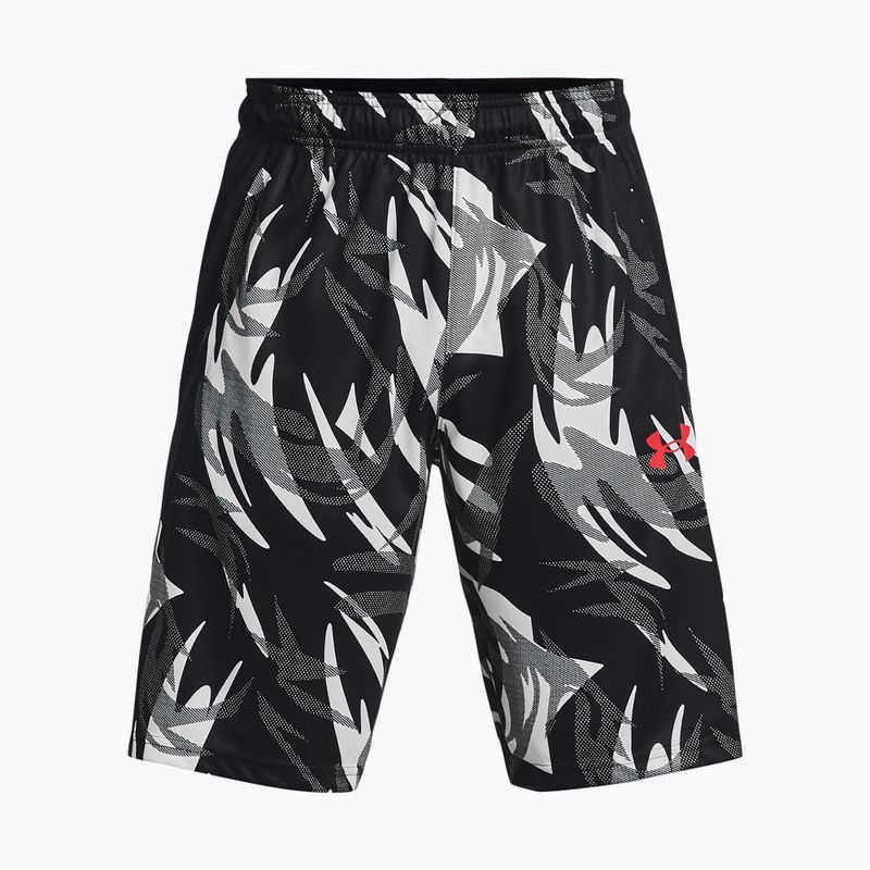 Spodenki koszykarskie męskie Under Armour Baseline 10'' Prnt black/red