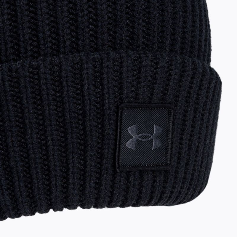 Czapka zimowa męska Under Armour UA Halftime Ribbed black/jet gray 3