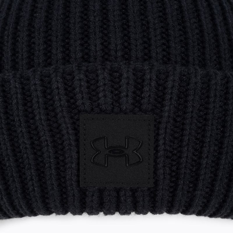 Czapka zimowa damska Under Armour Halftime Ribbed Pom black/black/black 4