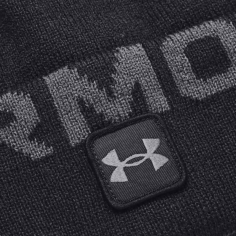 Czapka zimowa męska Under Armour UA Halftime Fleece Pom black/pitch gray/pitch gray 5