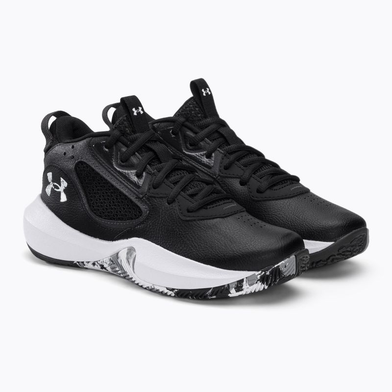 Buty do koszykówki dziecięce Under Armour GS Lockdown 6 deep black 4