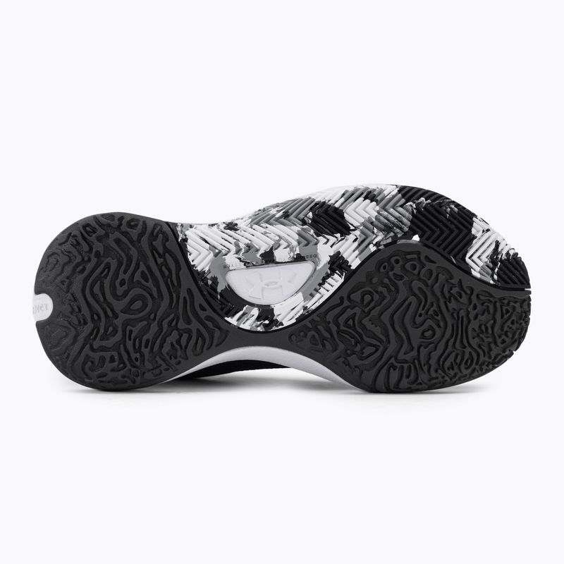 Buty do koszykówki dziecięce Under Armour GS Lockdown 6 deep black 5