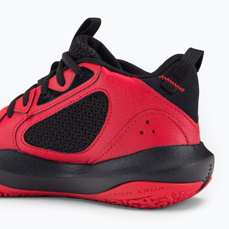 Buty do koszykówki dziecięce Under Armour GS Lockdown 6 red/black/white 9
