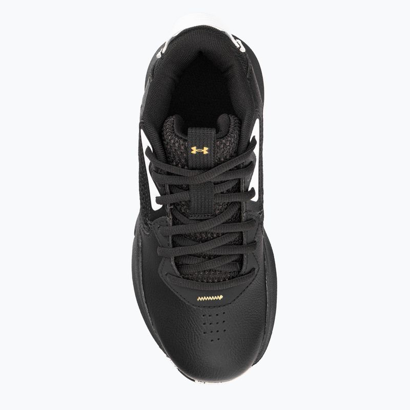 Buty do koszykówki dziecięce Under Armour GS Lockdown 6 black/black/metallic gold 6