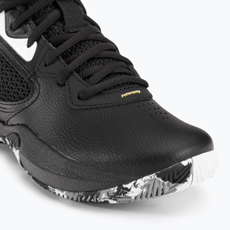 Buty do koszykówki dziecięce Under Armour GS Lockdown 6 black/black/metallic gold 7