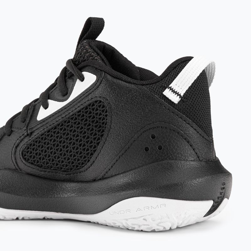 Buty do koszykówki dziecięce Under Armour GS Lockdown 6 black/black/metallic gold 9