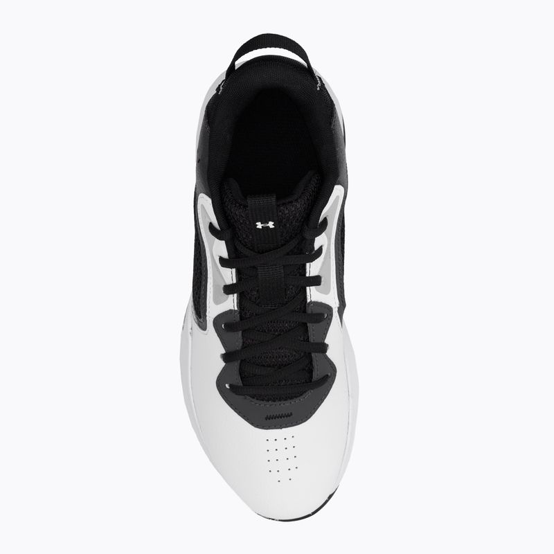 Buty do koszykówki męskie Under Armour Lockdown 6 white/jet gray/black 6