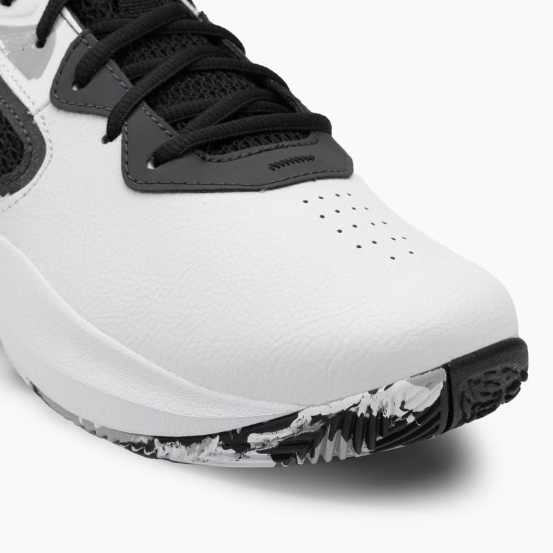Buty do koszykówki męskie Under Armour Lockdown 6 white/jet gray/black 7