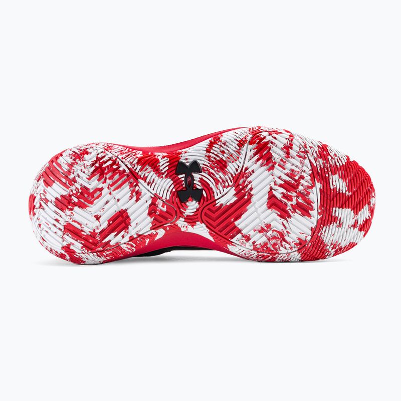 Buty do koszykówki męskie Under Armour Jet '21 black/red/white 4