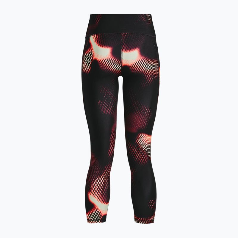 Legginsy treningowe damskie Under Armour Armour AOP Ankle Compression black/radio red/white 4