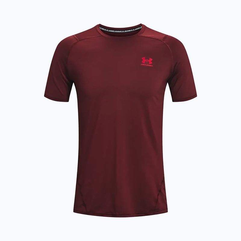 Koszulka treningowa męska Under Armour UA Hg Armour Fitted chestnut red/radio red
