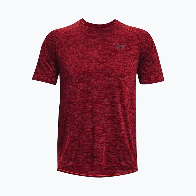 Koszulka treningowa męska Under Armour Tech 2.0 bolt red/chestnut red/black