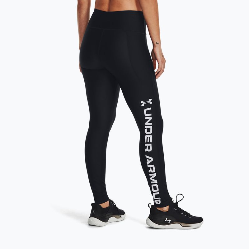 Legginsy damskie Under Armour Armour Branded black/white 3