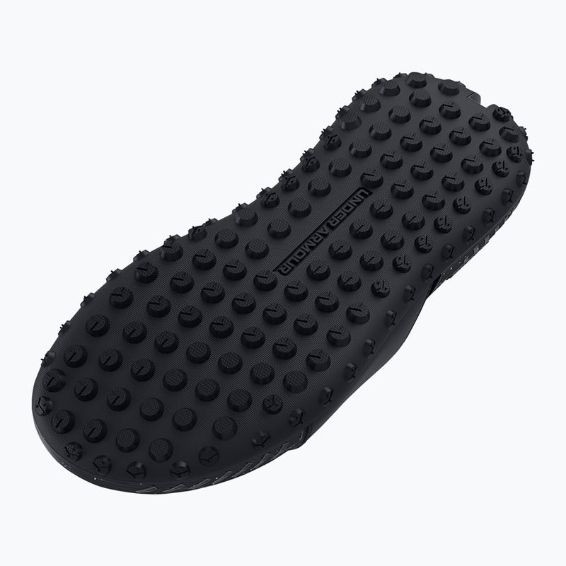 Klapki Under Armour Rock 3 black/white clay 5