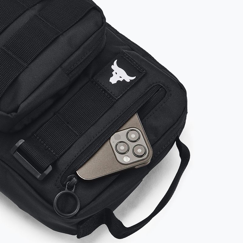 Saszetka nerka Under Armour Project Rock 7 l black/white 3
