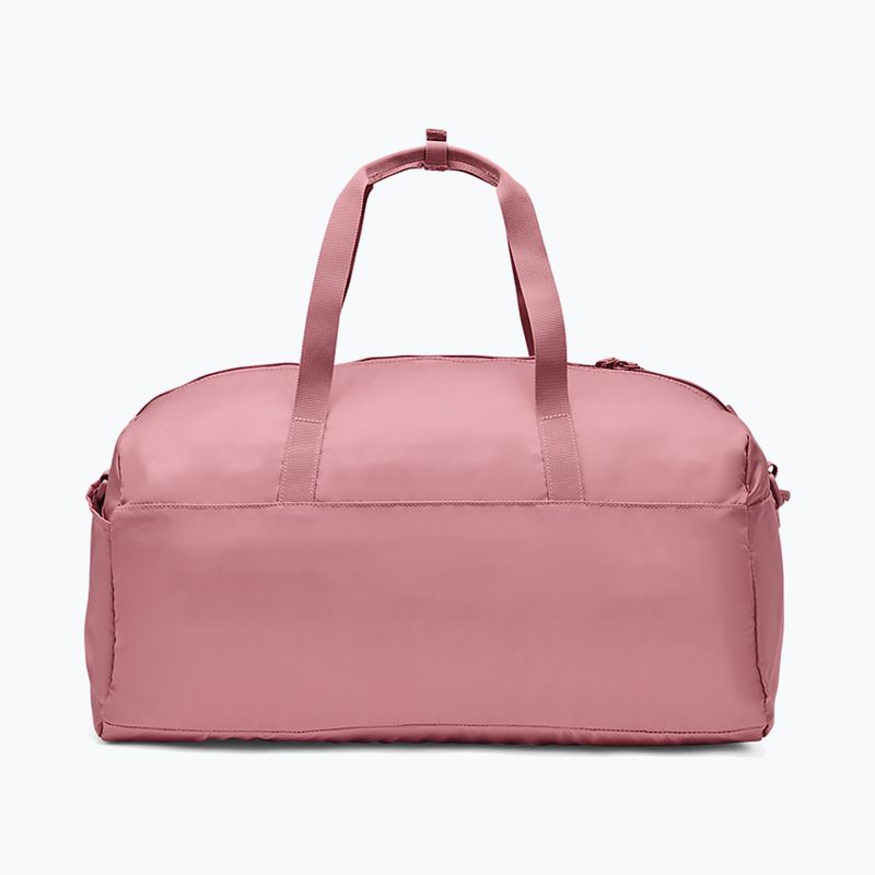 Torba treningowa damska Under Armour Favorite Duffle 30 l pink elixir/white 2