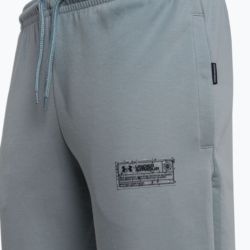 Spodnie treningowe Under Armour Summit Knit Joggers harbor blue/black 9