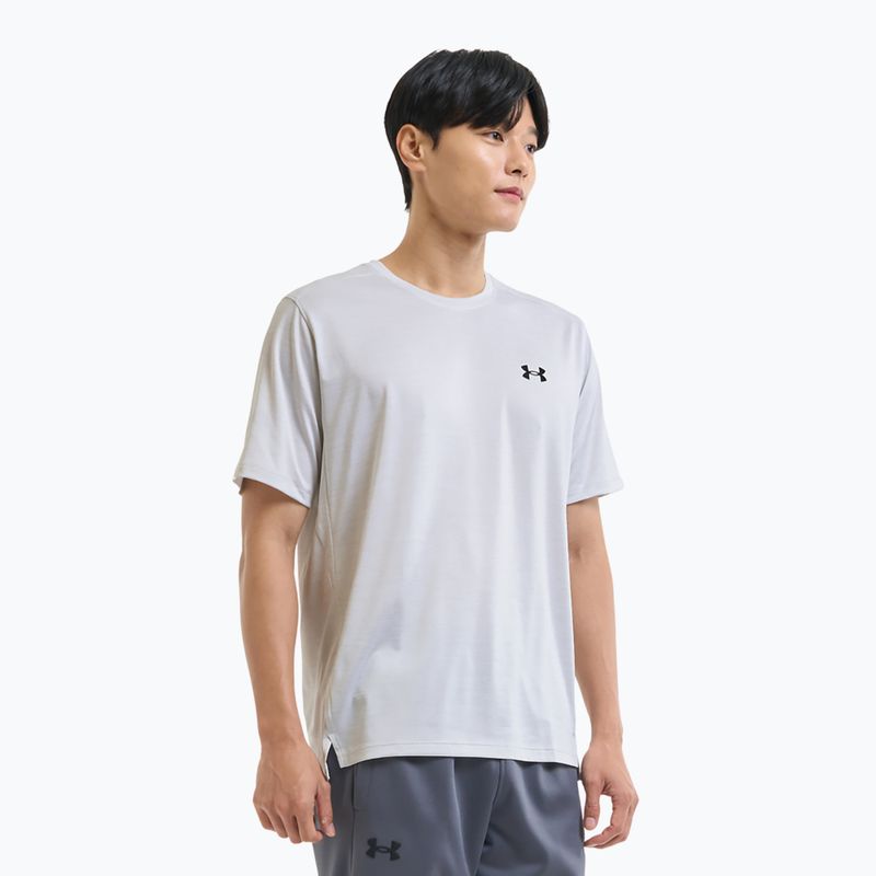 Koszulka treningowa męska Under Armour Tech Vent distant white/black 4