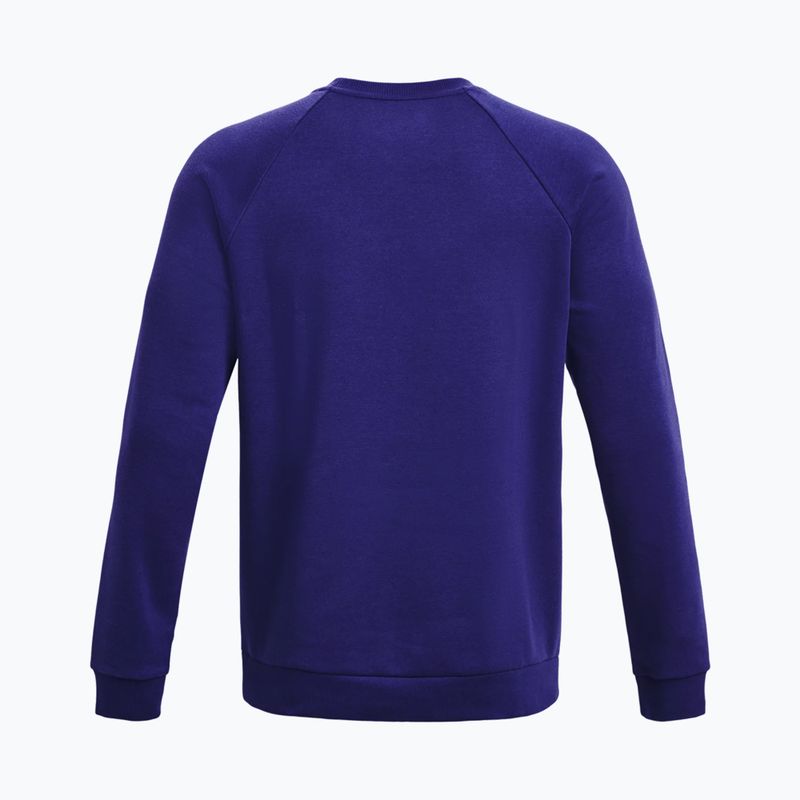 Bluza męska Under Armour Rival Fleece Crew sonar blue/onyx white 2