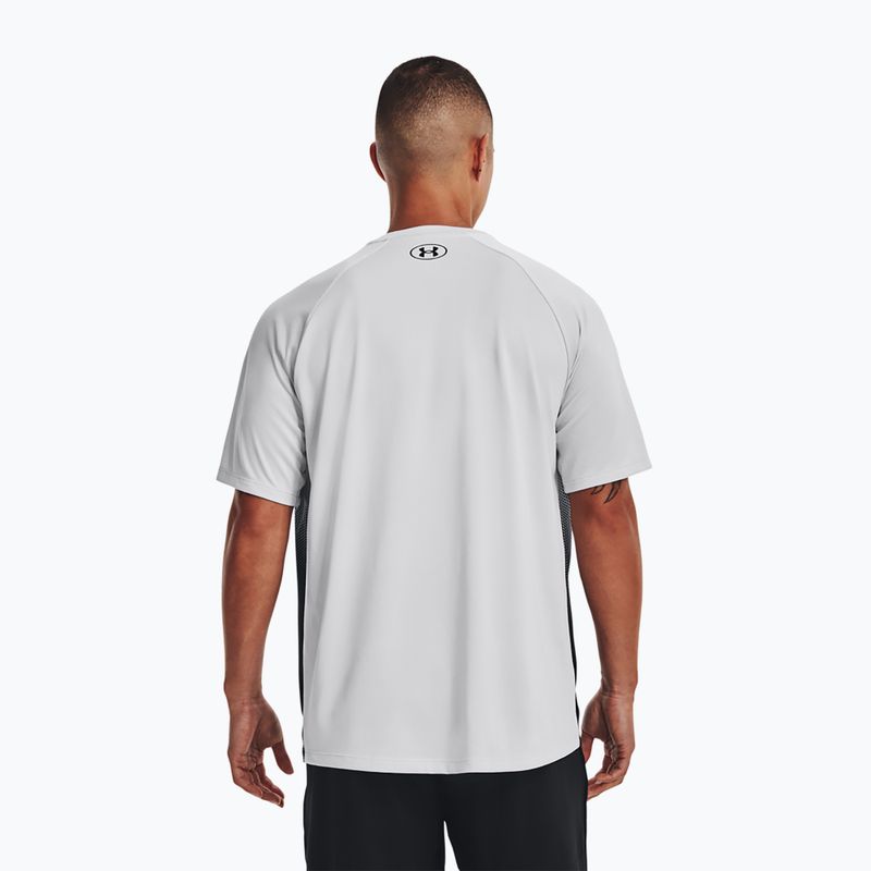 Koszulka treningowa męska Under Armour Tech Fade halo gray/black/black 3