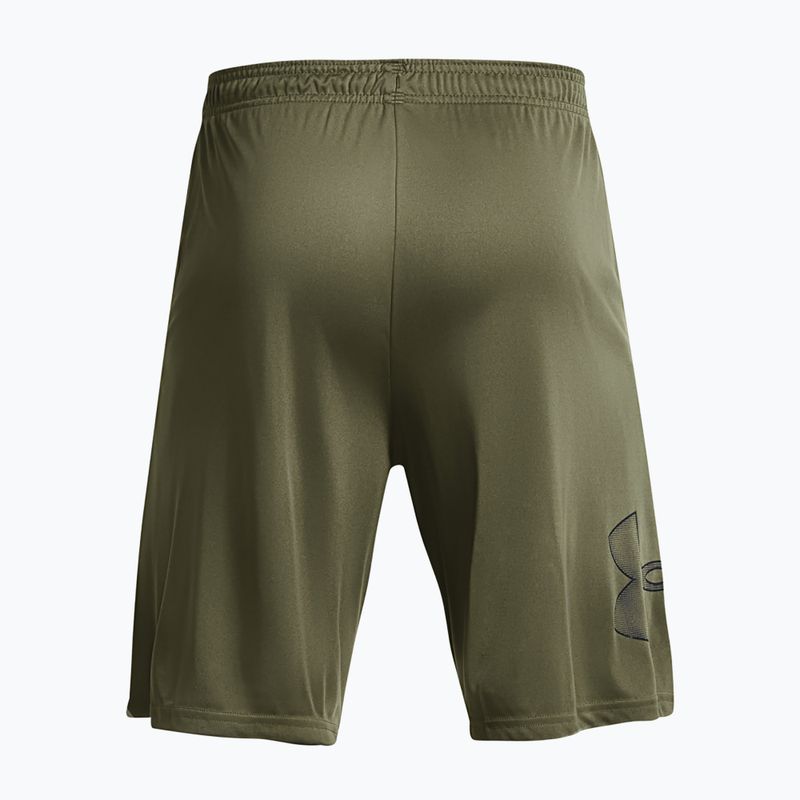 Spodenki treningowe męskie Under Armour Tech Graphic marine od green/black 5