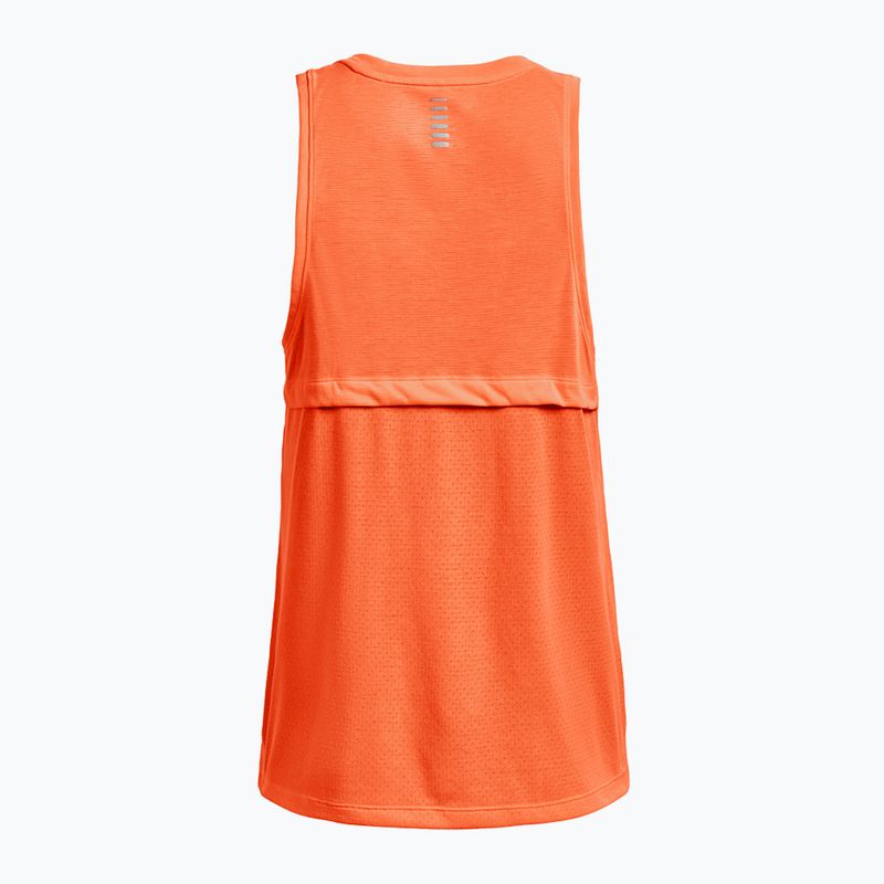 Koszulka do biegania męska Under Armour Streaker Singlet orange blast/orange blast/reflective 5