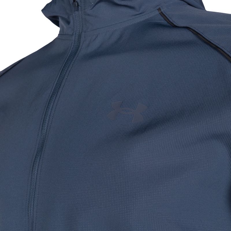 Kurtka do biegania męska Under Armour Storm Run Hooded downpour gray/harbor blue/reflective 3