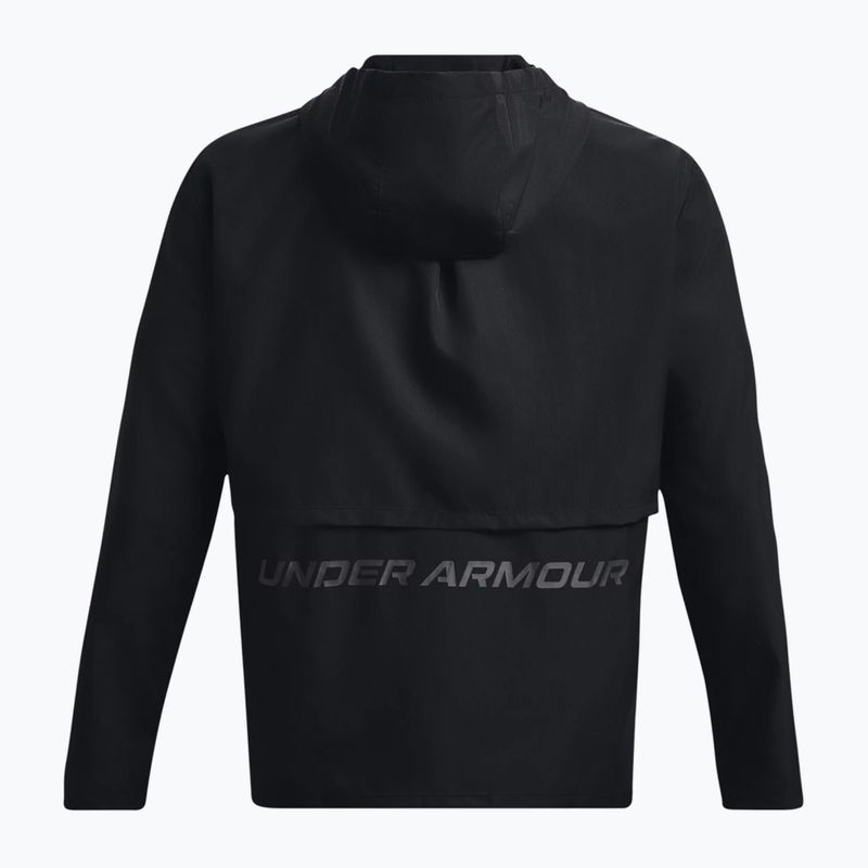 Kurtka do biegania męska Under Armour Storm Run Hooded black/jet gray/reflective 5