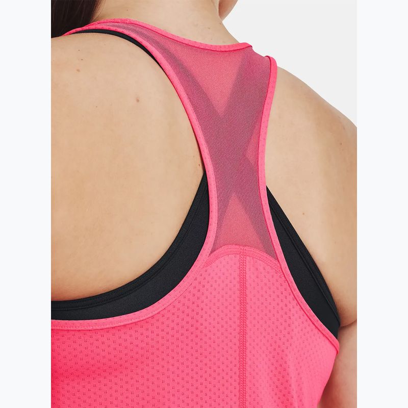 Koszulka treningowa damska Under Armour HeatGear Armour Racer pink shock/iridescent 4