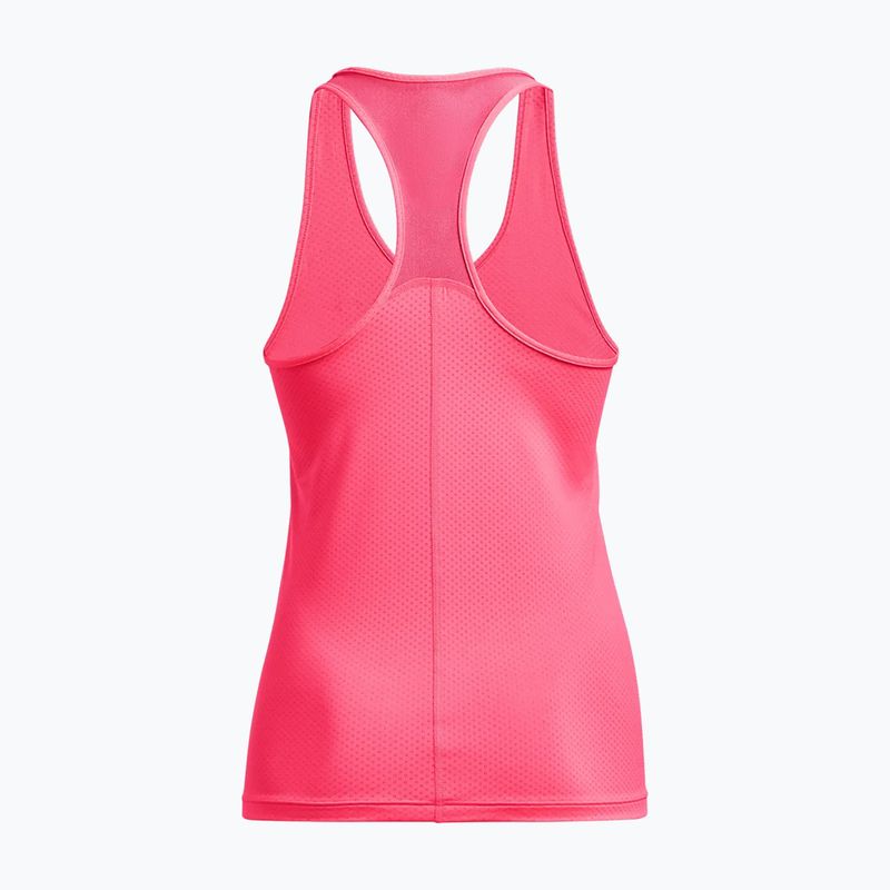 Koszulka treningowa damska Under Armour HeatGear Armour Racer pink shock/iridescent 6