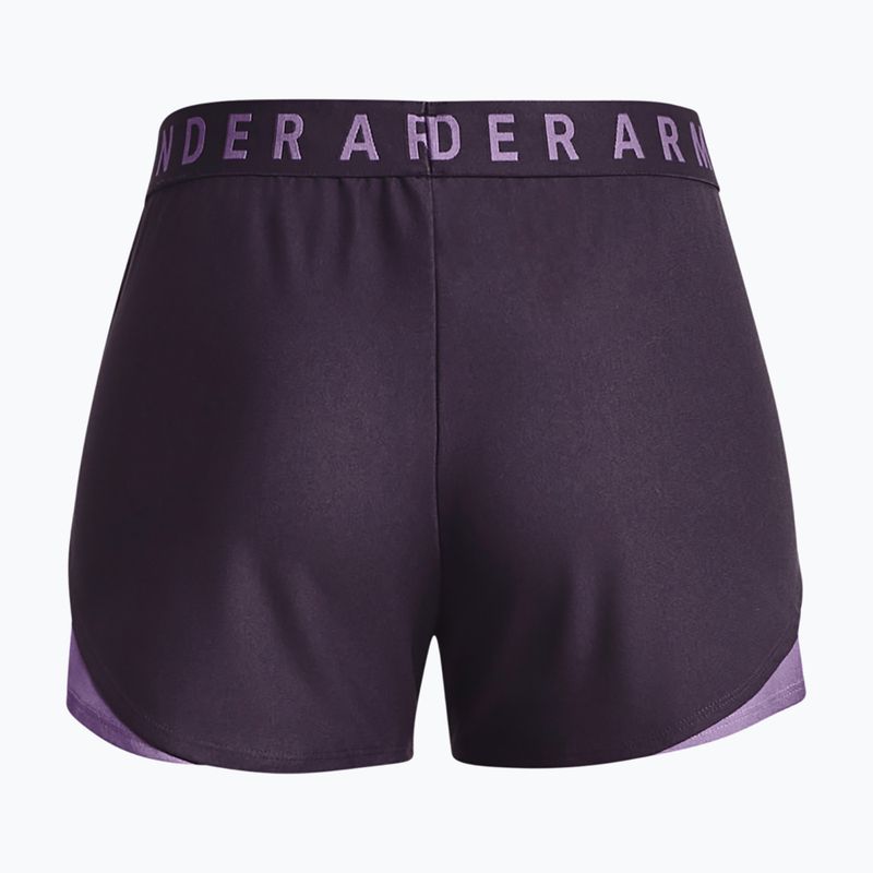 Spodenki damskie Under Armour Play Up 3.0 tux purple/retro purple/retro purple 4