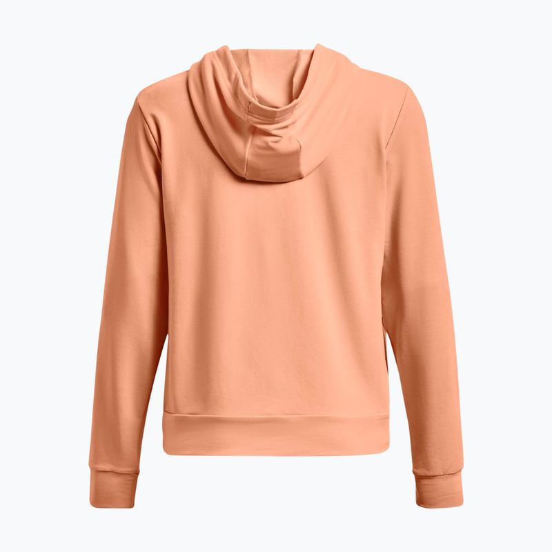 Bluza damska Under Armour Rival Terry Hoodie mellow orange/white 3