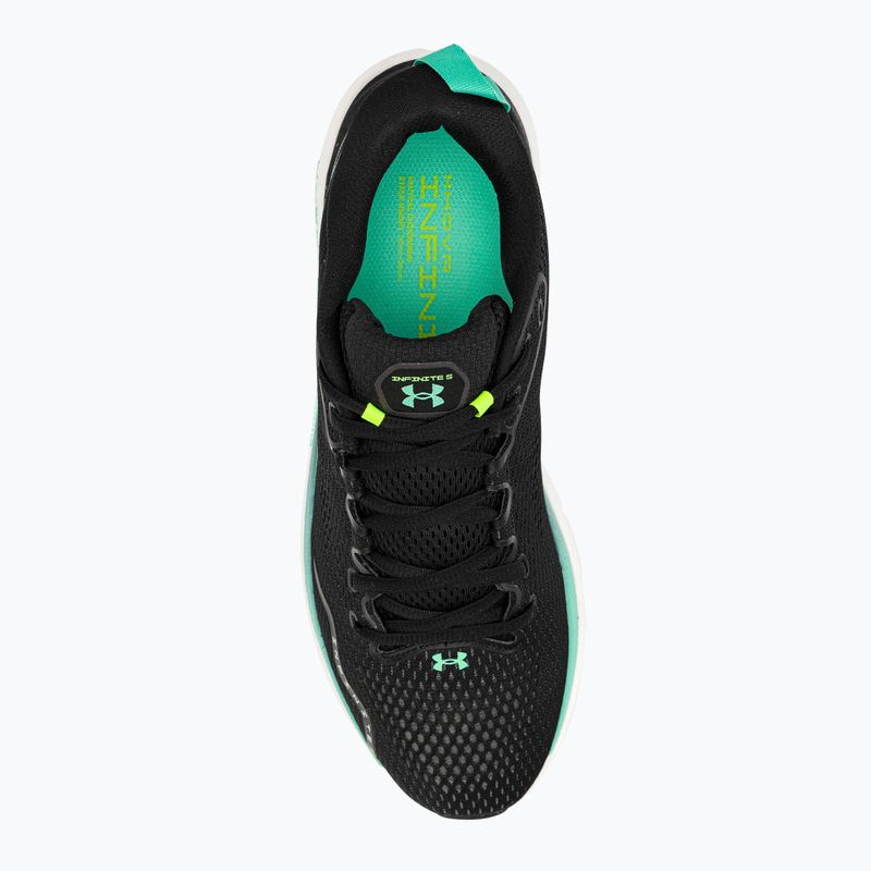 Buty do biegania męskie Under Armour Hovr Infinite 5 black/white/green breeze 7