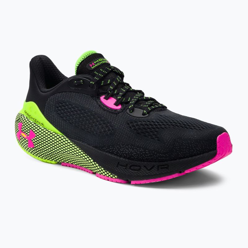 Buty do biegania męskie Under Armour Hovr Machina 3 black/lime surge/rebel pink