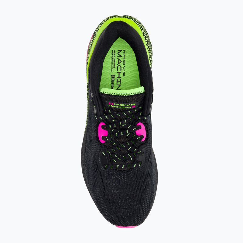 Buty do biegania męskie Under Armour Hovr Machina 3 black/lime surge/rebel pink 6
