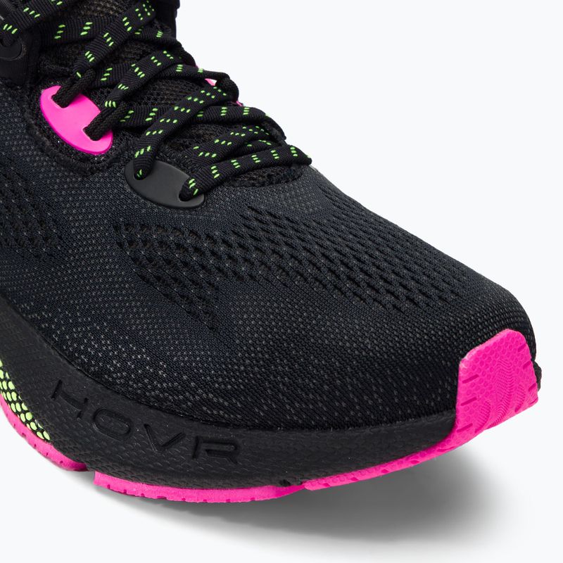 Buty do biegania męskie Under Armour Hovr Machina 3 black/lime surge/rebel pink 7