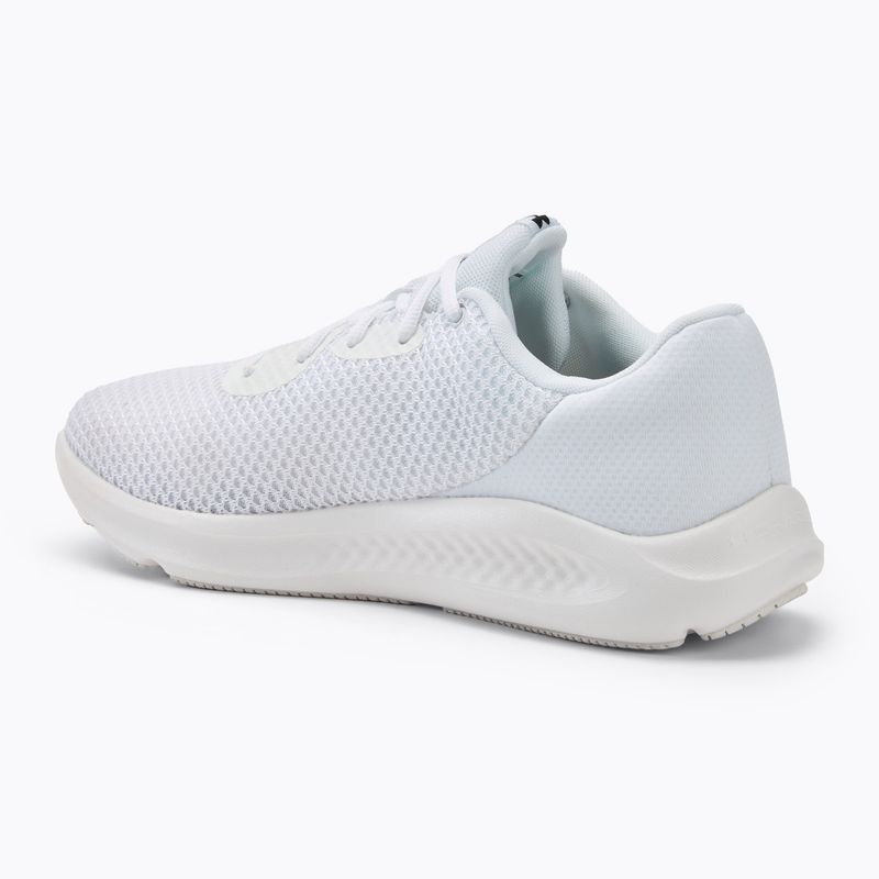 Buty do biegania męskie Under Armour Charged Pursuit 3 white/white/metallic silver 3