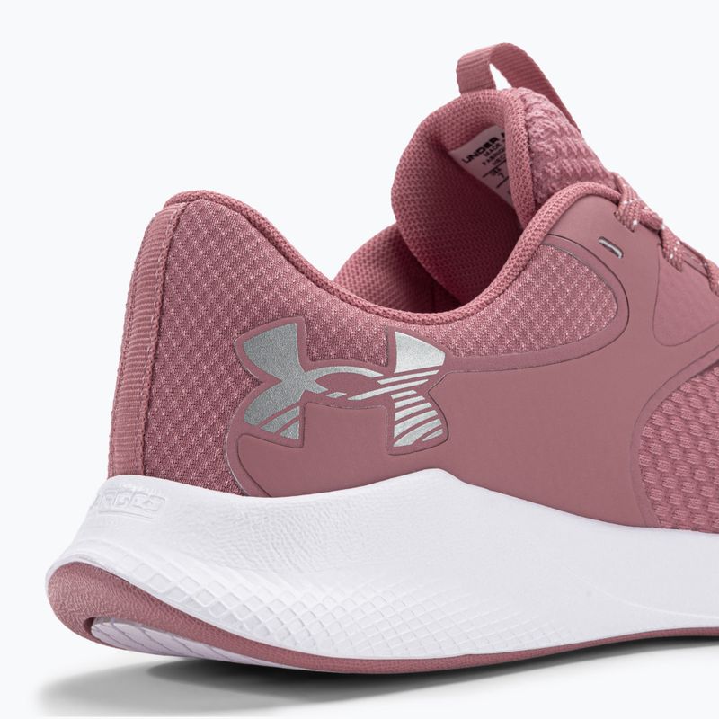 Buty treningowe damskie Under Armour W Charged Aurora 2 pink elixir/pink elixir/metallic silver 9