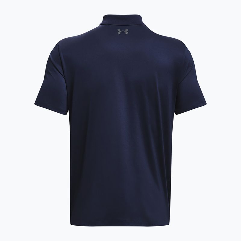 Koszulka polo męska Under Armour Matchplay Polo midnight navy/pitch gray 6