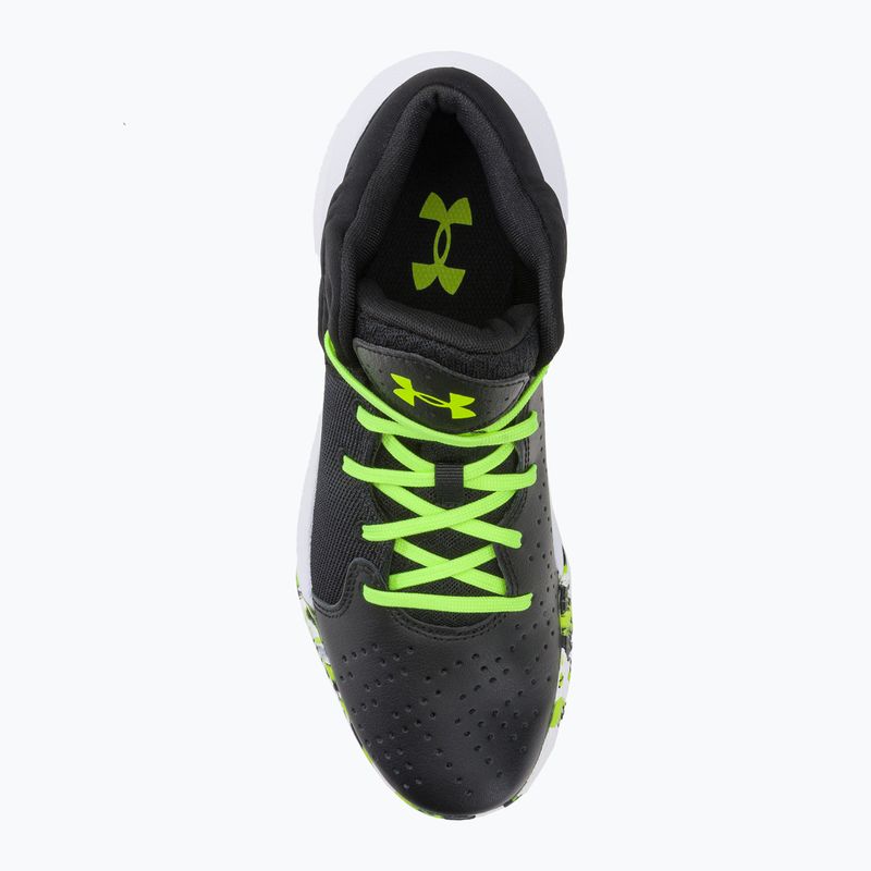 Buty do koszykówki męskie Under Armour Jet '21 black/white/lime surge 6