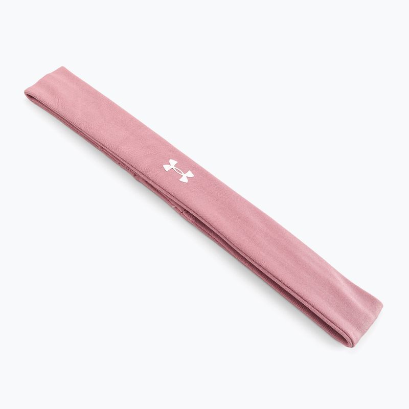 Opaska na głowę damska Under Armour Play Up pink elixir/white