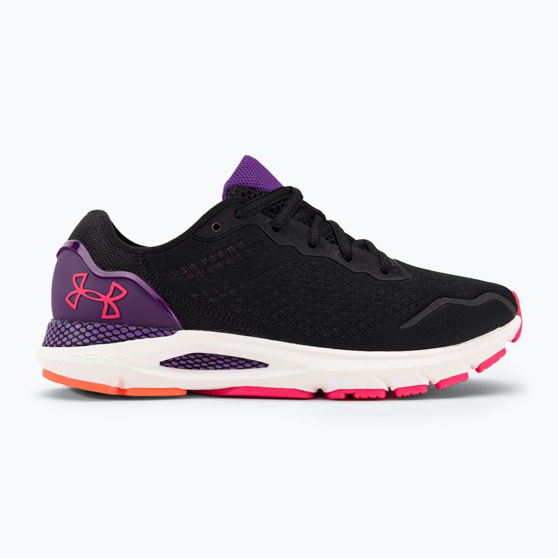 Buty do biegania damskie Under Armour Hovr Sonic 6 black/galaxy purple/pink shock 2