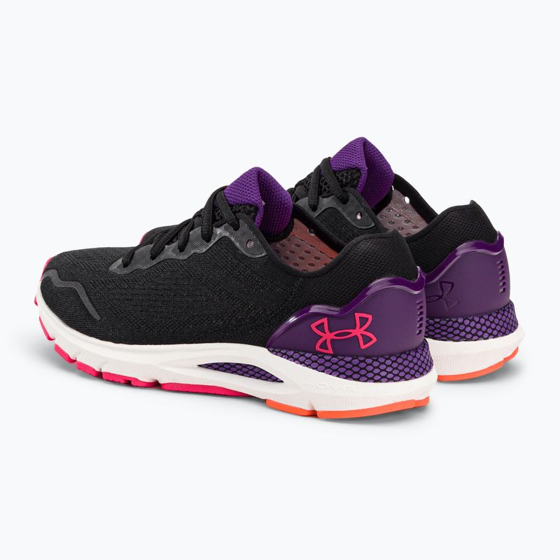 Buty do biegania damskie Under Armour Hovr Sonic 6 black/galaxy purple/pink shock 3