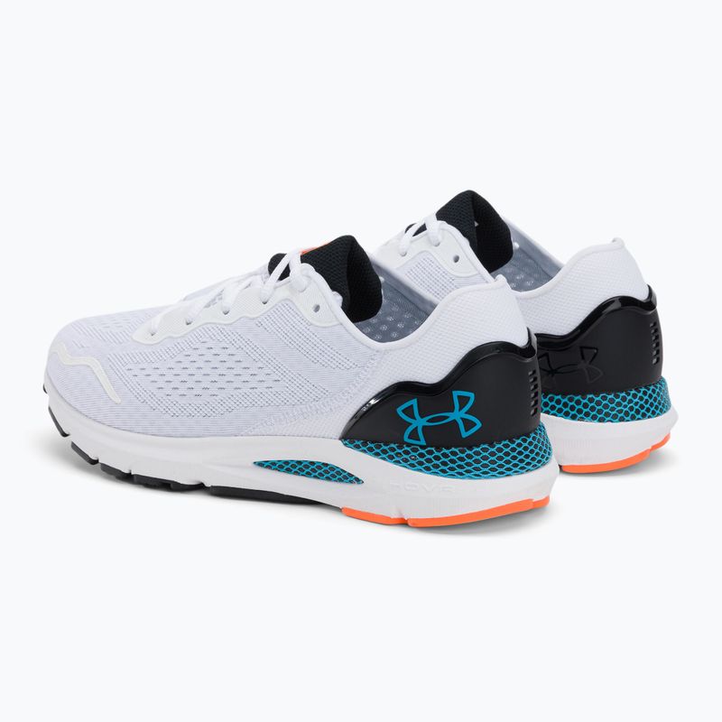 Buty do biegania męskie Under Armour Hovr Sonic 6 white/black/blue surf 4