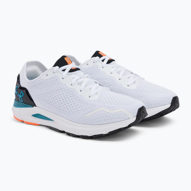 Buty do biegania męskie Under Armour Hovr Sonic 6 white/black/blue surf 5