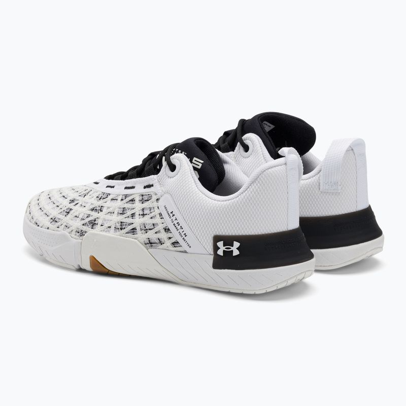 Buty treningowe męskie Under Armour Tribase Reign 5 white/black/white 3