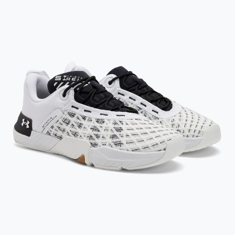 Buty treningowe męskie Under Armour Tribase Reign 5 white/black/white 4