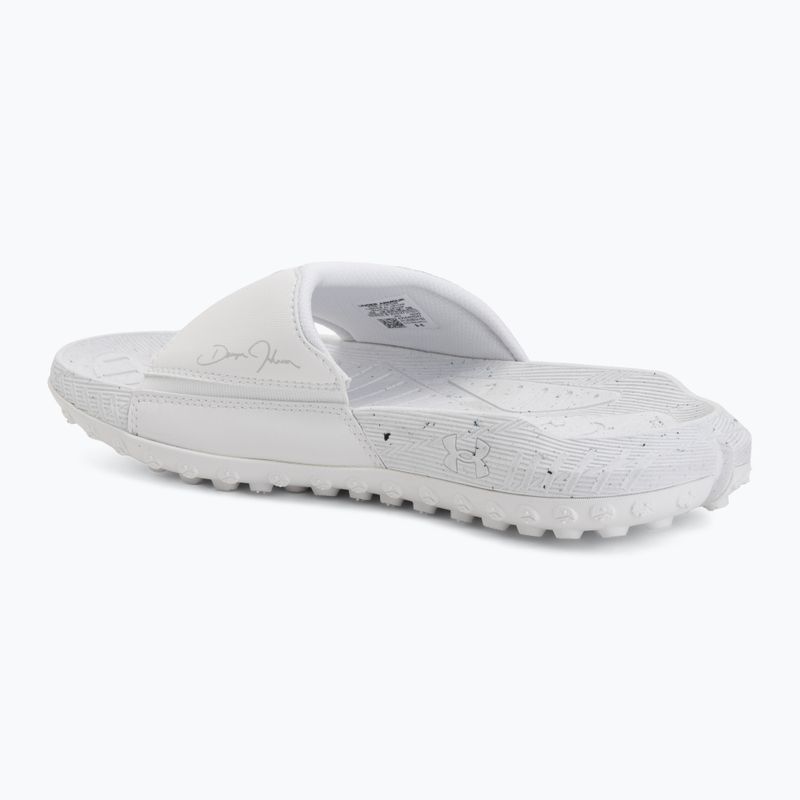 Klapki Under Armour Rock 3 white/halo gray 3