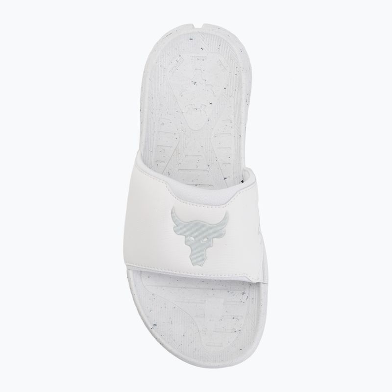 Klapki Under Armour Rock 3 white/halo gray 5